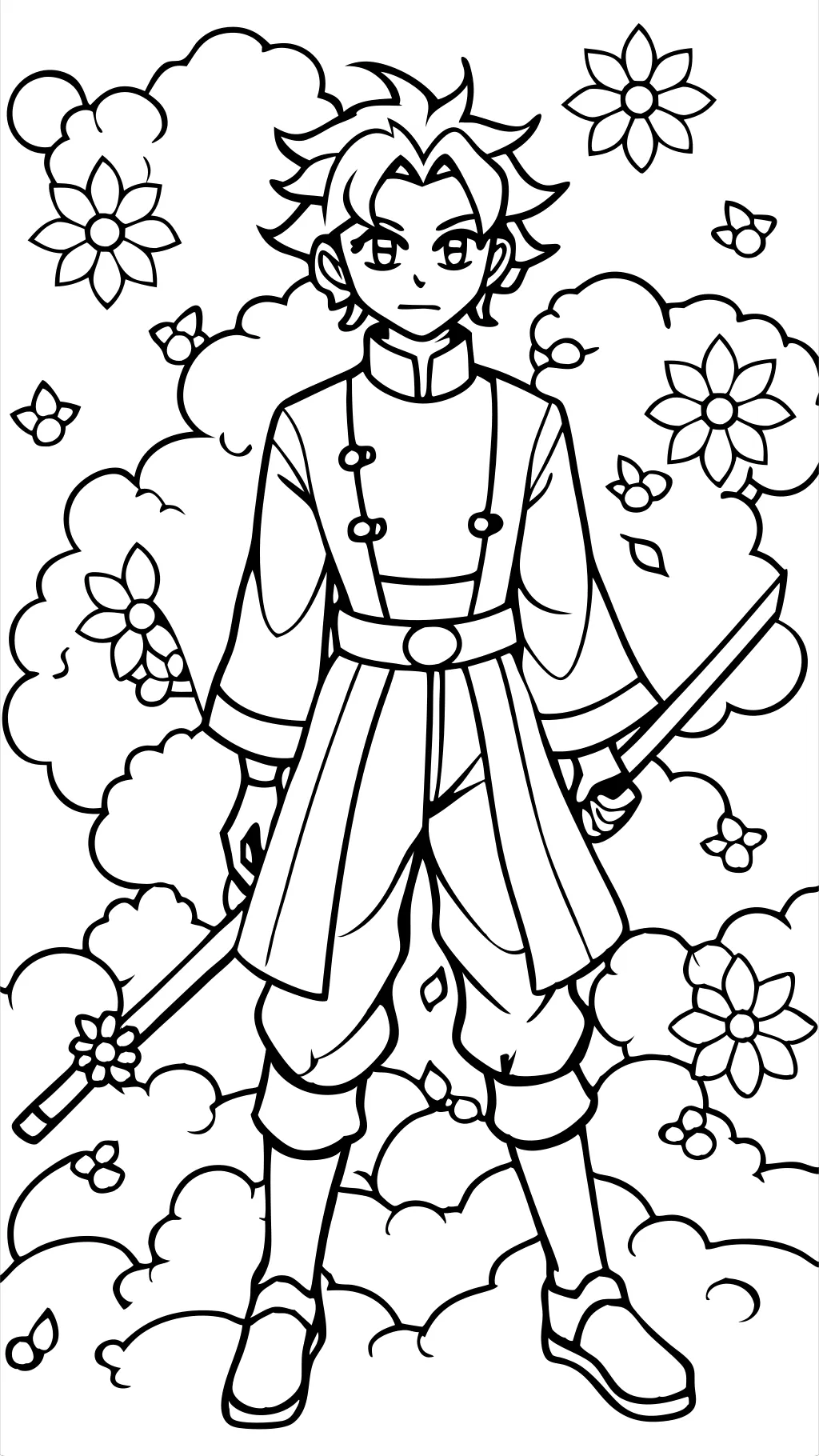 coloriage Muichiro